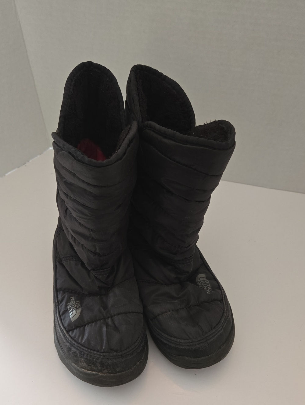 The North Face Black Puffer Winter Boots